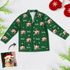 Custom Kids Christmas Pajamas with Photo and Name Custom Children Long Sleeve Christmas Pajamas Christmas Gift