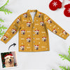 Custom Kids Christmas Pajamas with Photo and Name Custom Children Long Sleeve Christmas Pajamas Christmas Gift