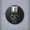Custom LED House Address Sign Custom House Number Sign With Solar Light Laser Cutting Door Number Plaque