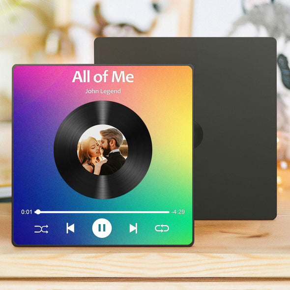 Anniversary Gift Personalized Spotify Music Fridge Magnet Custom Music Magnets Can Play Songs