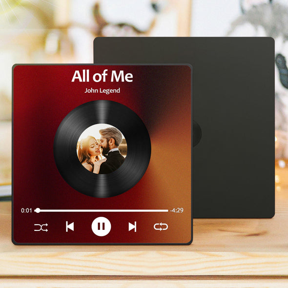 Anniversary Gift Personalized Spotify Music Fridge Magnet Custom Music Magnets Can Play Songs