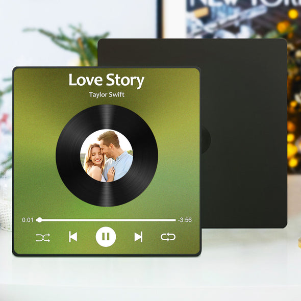 Anniversary Gift Personalized Spotify Music Fridge Magnet Custom Music Magnets Can Play Songs