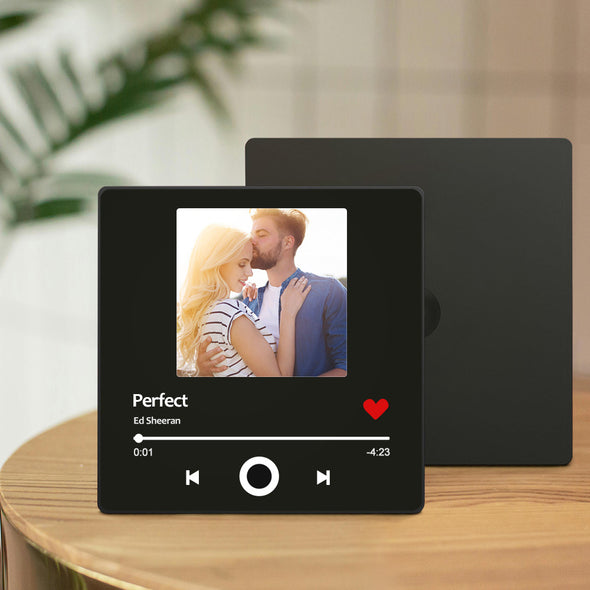 Anniversary Gift Personalized Spotify Music Fridge Magnet Custom Music Magnets Can Play Songs