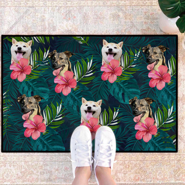 Custom Pet Face Door Mat Pet Housewarming Gifts Custom Kennel Mat Custom Pet Face Front Door Mat