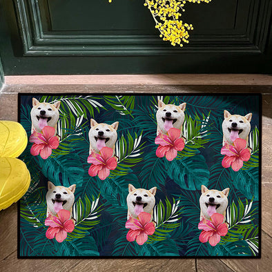 Custom Pet Face Door Mat Pet Housewarming Gifts Custom Kennel Mat Custom Pet Face Front Door Mat