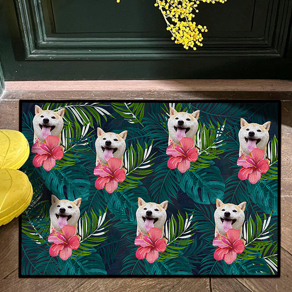 Custom Pet Face Door Mat Pet Housewarming Gifts Custom Kennel Mat Custom Pet Face Front Door Mat