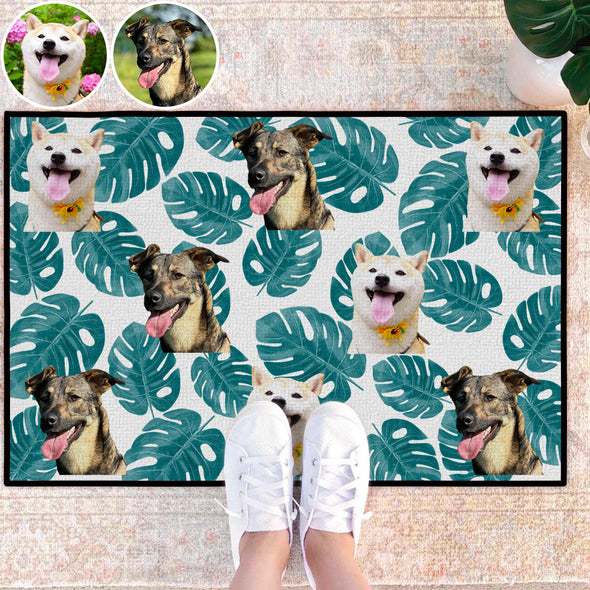 Custom Pet Face Door Mat Pet Housewarming Gifts Custom Kennel Mat Custom Pet Face Front Door Mat