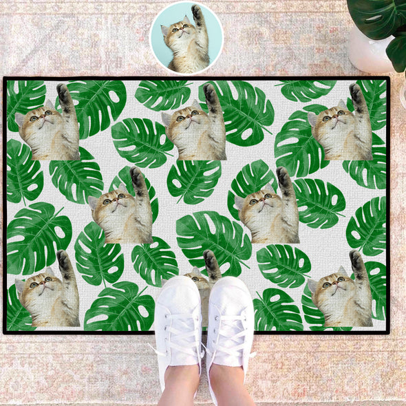 Custom Pet Face Door Mat Pet Housewarming Gifts Custom Kennel Mat Custom Pet Face Front Door Mat