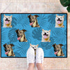 Custom Pet Face Welcome Front Door Mat Housewarming Gifts Custom Kennel Mat Custom Pet Front Door Mat