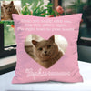 Custom Pet Memorial Pillow Custom Pet Pillow Decorative Cushion Cover Pet Loss Gift Pet Memorial Gift