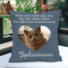 Custom Pet Memorial Pillow Custom Pet Pillow Decorative Cushion Cover Pet Loss Gift Pet Memorial Gift