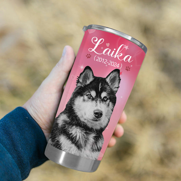 Dog Loss Memorial Gift Personalized Pet Memorial Tumblers Cup GIft for Friend Gift for Pet Lover