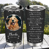 Dog Loss Memorial Gift Personalized Pet Memorial Tumblers Cup Gift for Pet Lover