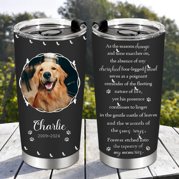 Dog Loss Memorial Gift Personalized Pet Memorial Tumblers Cup Gift for Pet Lover