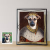 Custom Pet Portrait Canvas Print Wall Art Pet Portrait Canvas for Living Room Decor