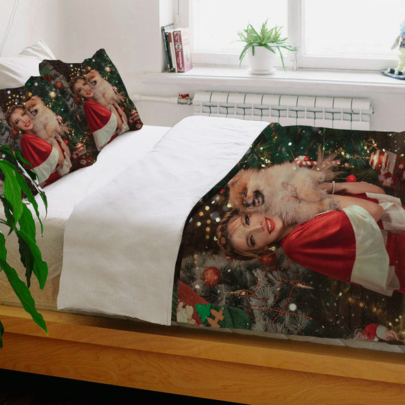 Custom Photo Duvet Cover Custom Bed Sheets Printed Bedding Set