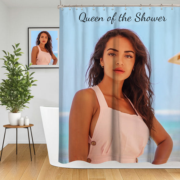 Custom Shower Curtain Personalized Photo Bath Waterproof Shower Curtain for Bathroom