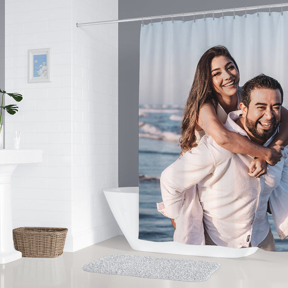 Custom Shower Curtain Personalized Photo Bath Waterproof Shower Curtain for Bathroom