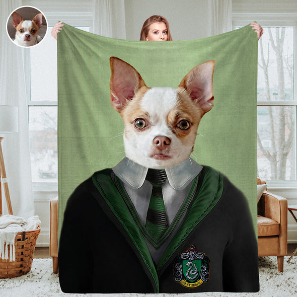 Custom Royal Pet Photo Blankets Fleece Throw Blanket Christmas Gift