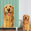 Custom Shower Curtain with Pet Picture Gift for Pet Lover