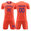 Custom Soccer Uniform Set for Adult Kids Custom Soccer Jersey and Shorts with Name Number Logo