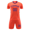 Custom Soccer Uniform Set for Adult Kids Custom Soccer Jersey and Shorts with Name Number Logo