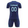 Custom Soccer Uniform Set for Adult Kids Custom Soccer Jersey and Shorts with Name Number Logo