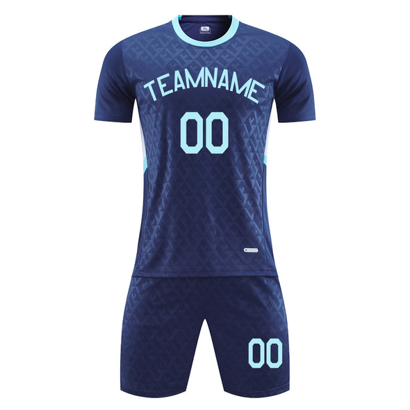 Custom Soccer Uniform Set for Adult Kids Custom Soccer Jersey and Shorts with Name Number Logo