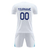 Custom Soccer Uniform Set for Adult Kids Custom Soccer Jersey and Shorts with Name Number Logo