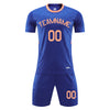 Custom Soccer Uniform Set for Adult Kids Custom Soccer Jersey and Shorts with Name Number Logo