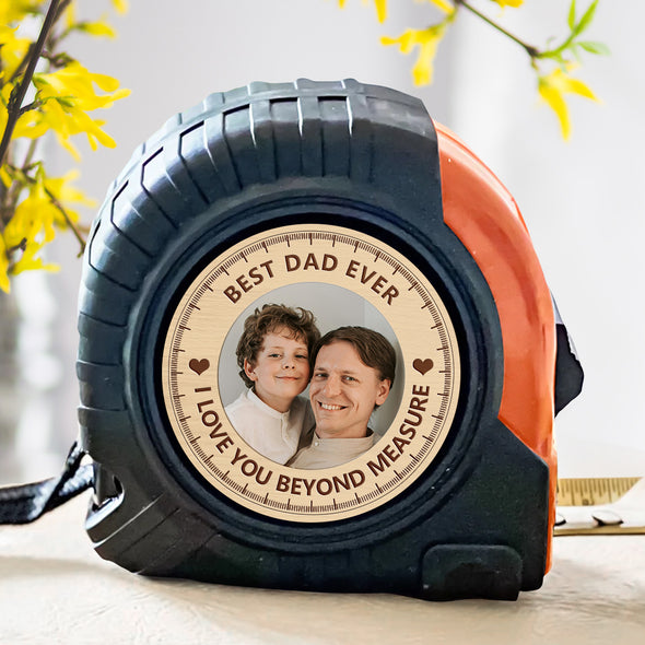Custom Tape Measure with Photo Tool Gifts Woodworker Gifts for Dad Fathers Day Gift