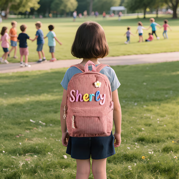 Personalized Kids Backpack School Bag With Name Bag for Back to School Custom Toddler Backpack