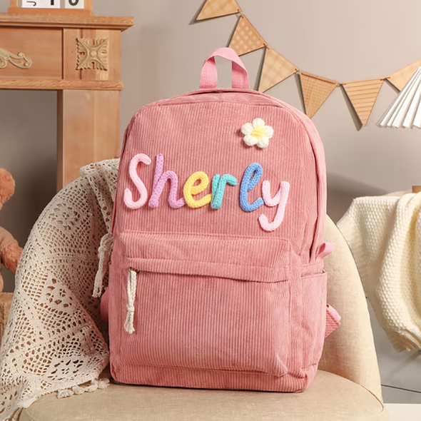 Personalized Kids Backpack School Bag With Name Bag for Back to School Custom Toddler Backpack