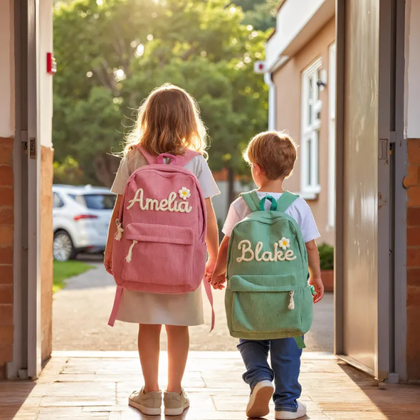 Personalized Kids Backpack School Bag With Name Bag for Back to School Custom Toddler Backpack