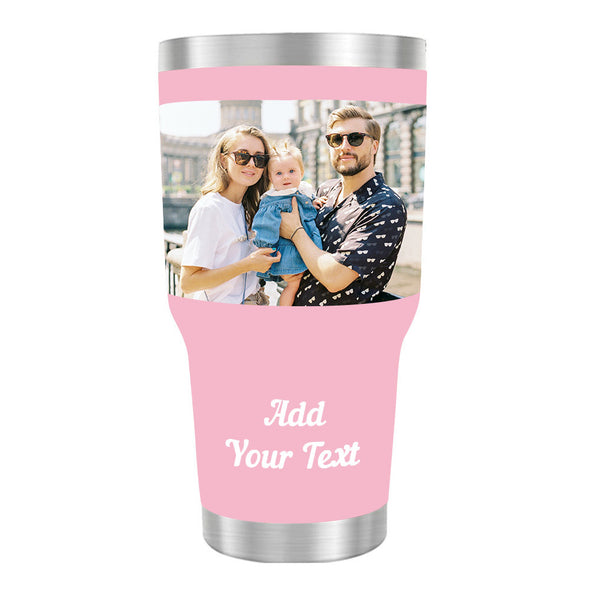 Custom Photo Tumblers Cup Mug Personalized Travel Tumblers with Pictures Christmas Gift