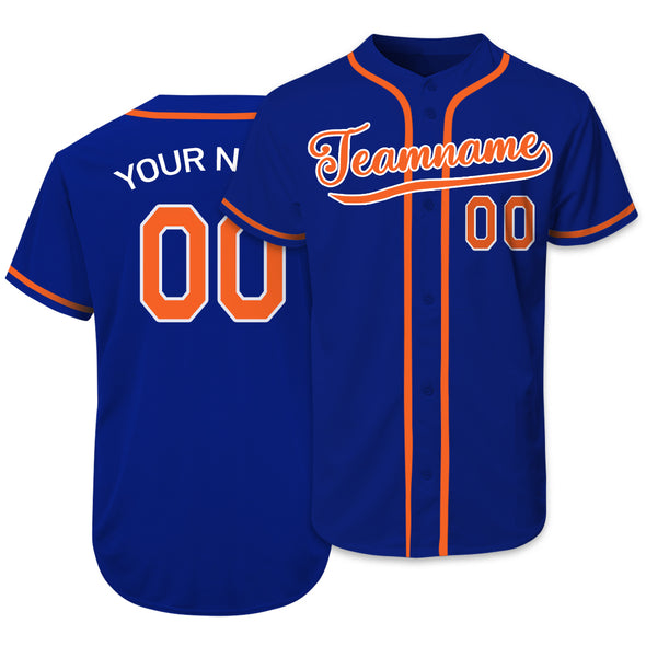 Custom Blue Baseball Jerseys Custom Varsity Baseball Uniform for Adult and Kids