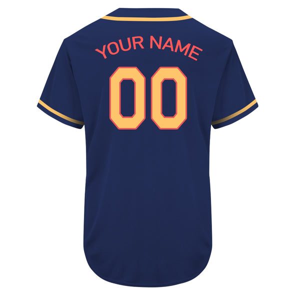 Custom Blue Baseball Jerseys Custom Varsity Baseball Uniform for Adult and Kids