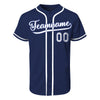 Custom Blue Baseball Jerseys Custom Varsity Baseball Uniform for Adult and Kids