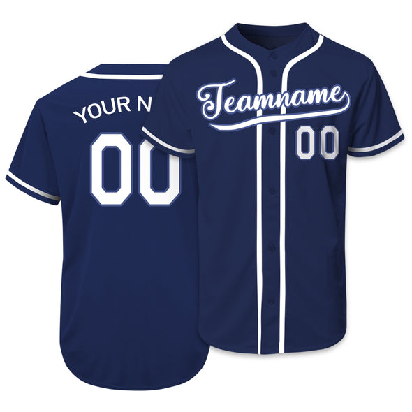 Custom Blue Baseball Jerseys Custom Varsity Baseball Uniform for Adult and Kids