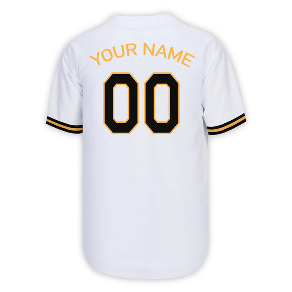 Fathers Day Gift Custom White Baseball Jerseys Custom Varsity Baseball Uniform Gift for Dad