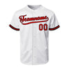 Fathers Day Gift Custom White Baseball Jerseys Custom Varsity Baseball Uniform Gift for Dad