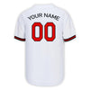 Fathers Day Gift Custom White Baseball Jerseys Custom Varsity Baseball Uniform Gift for Dad