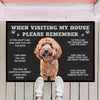 Custom Dog Cat Doormat Custom Welcome Pets Mat Funny Pet Rugs Custom Kennel Mat Housewarming Gifts