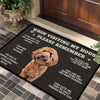 Custom Dog Cat Doormat Custom Welcome Pets Mat Funny Pet Rugs Custom Kennel Mat Housewarming Gifts