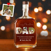 Custom Whiskey Bottle with Photo Custom Whisky Decanter for Dad Christmas Gift For Dad