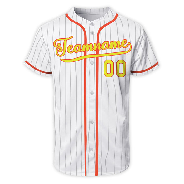 Custom White Authentic Baseball Jersey