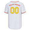 Custom White Authentic Baseball Jersey