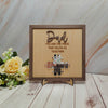 Custom Wooden Sign Gifts For Dad You are The Piece That Holds Us Together Wooden Frame Sign Gifts