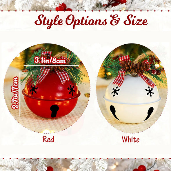 Custom 2025 Christmas Jingle Bell Personalized Christmas Tree Ornament Custom Bell Ornament Christmas Gift