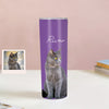 Custom 20oz Pet Photo Tumblers Custom Pet Coffee Mug Cup Custom Skinny Stainless Steel 20oz Tumblers Christmas Gift